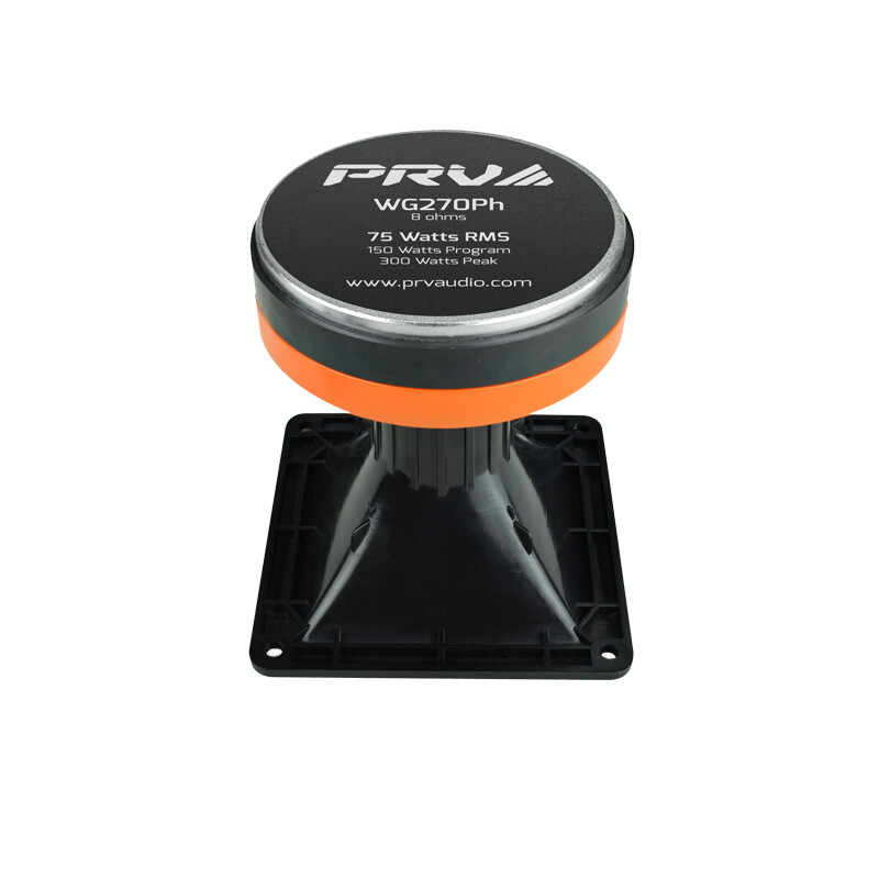 2x PRV Audio WG270Ph Compact Phenolic 2" VC Compression Driver + Horn 300 Watts