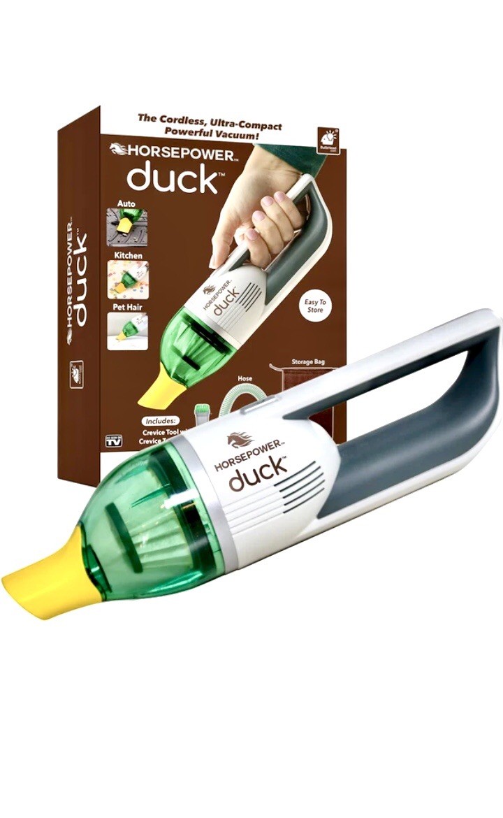 Duck Vacuum Cordless & Ultra-Powerful Vacuum, AS-SEEN-ON-TV, Home & Auto. New!