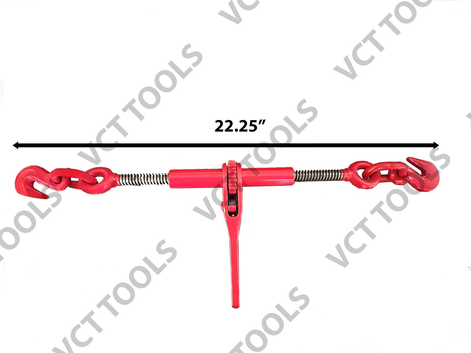 4 x Ratchet Chain Load Binder 1/4" - 5/16",Chain Hook Tie Down Rigging Equipment