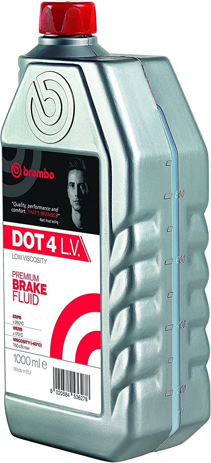 Brembo L04210 DOT 4 Brake Fluid, 1L