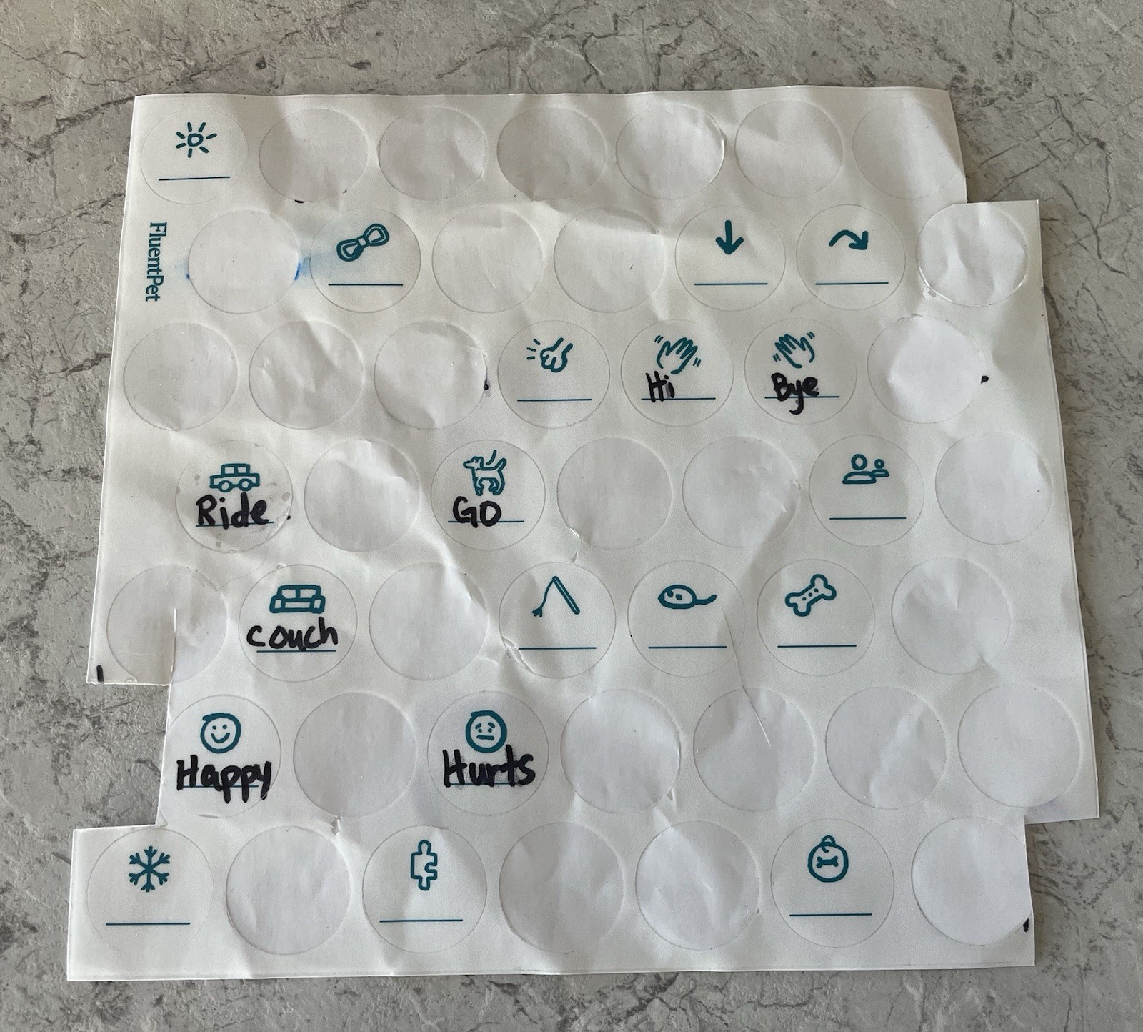 Gently Used Fluent Pet Connect Base with 6 HexTiles and 30 Connect Buttons