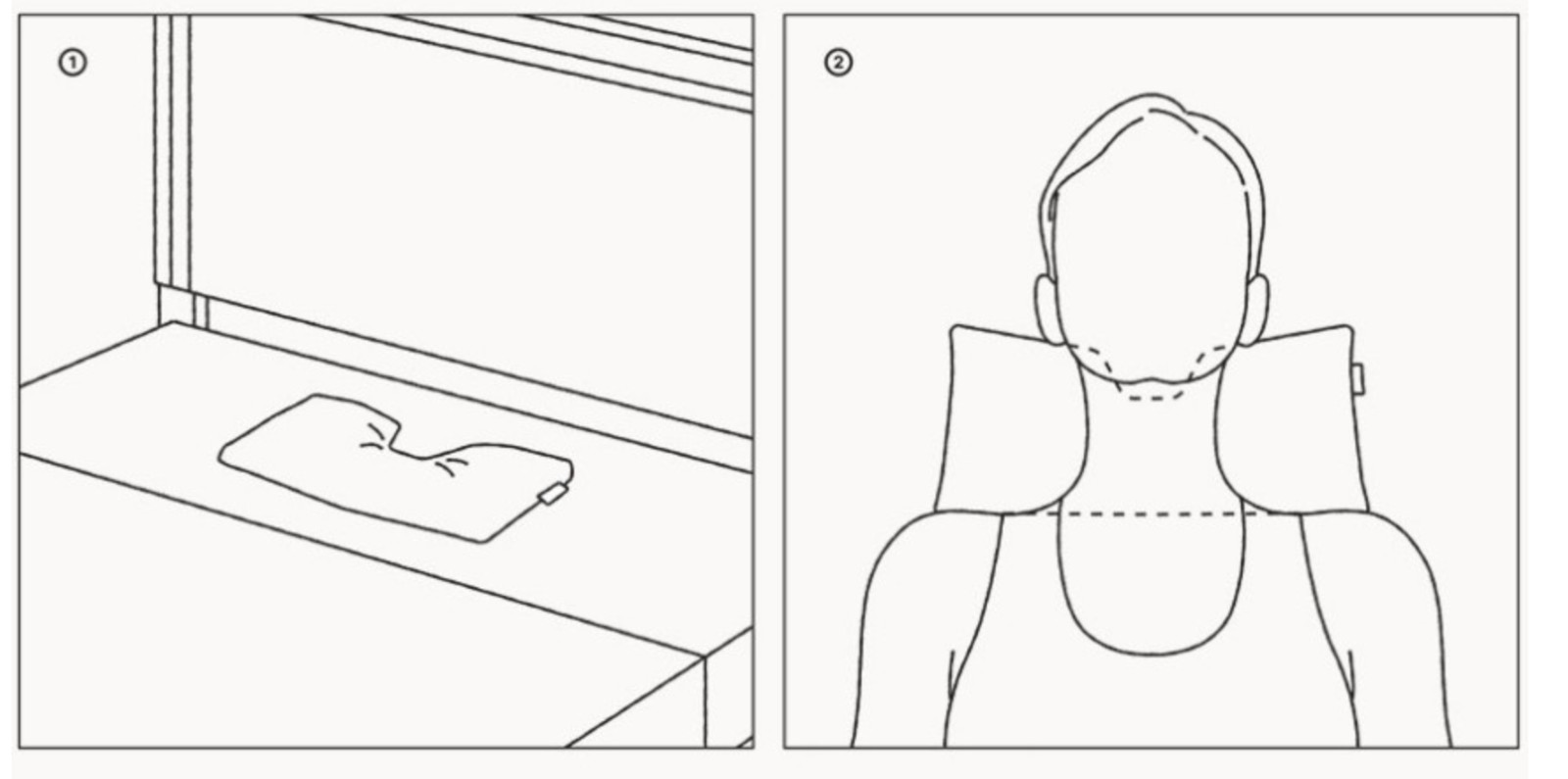 Fractal Aesthetic Wrinkle Pillow Neck Support Anti-Aging Beauty Pillow Small