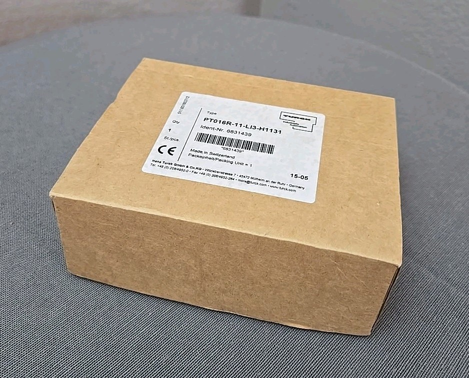 Turck PT016R-11-LI3-H1131 Pressure Transmitter 0-16 Bar 4-20mA New Unused...