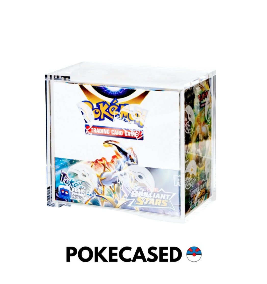 POKEMON MAGNETIC ACRYLIC DISPLAY BOOSTER BOX CASE PROTECTOR