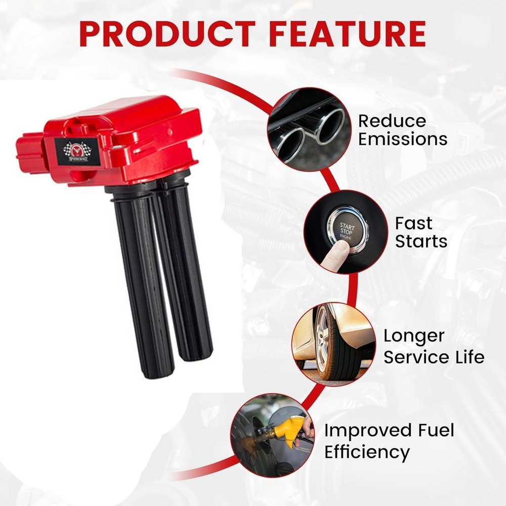 8 Energy Ignition Coil & 16 Iridium Spark Plug for Ram 1500 Dodge Charger 5.7L