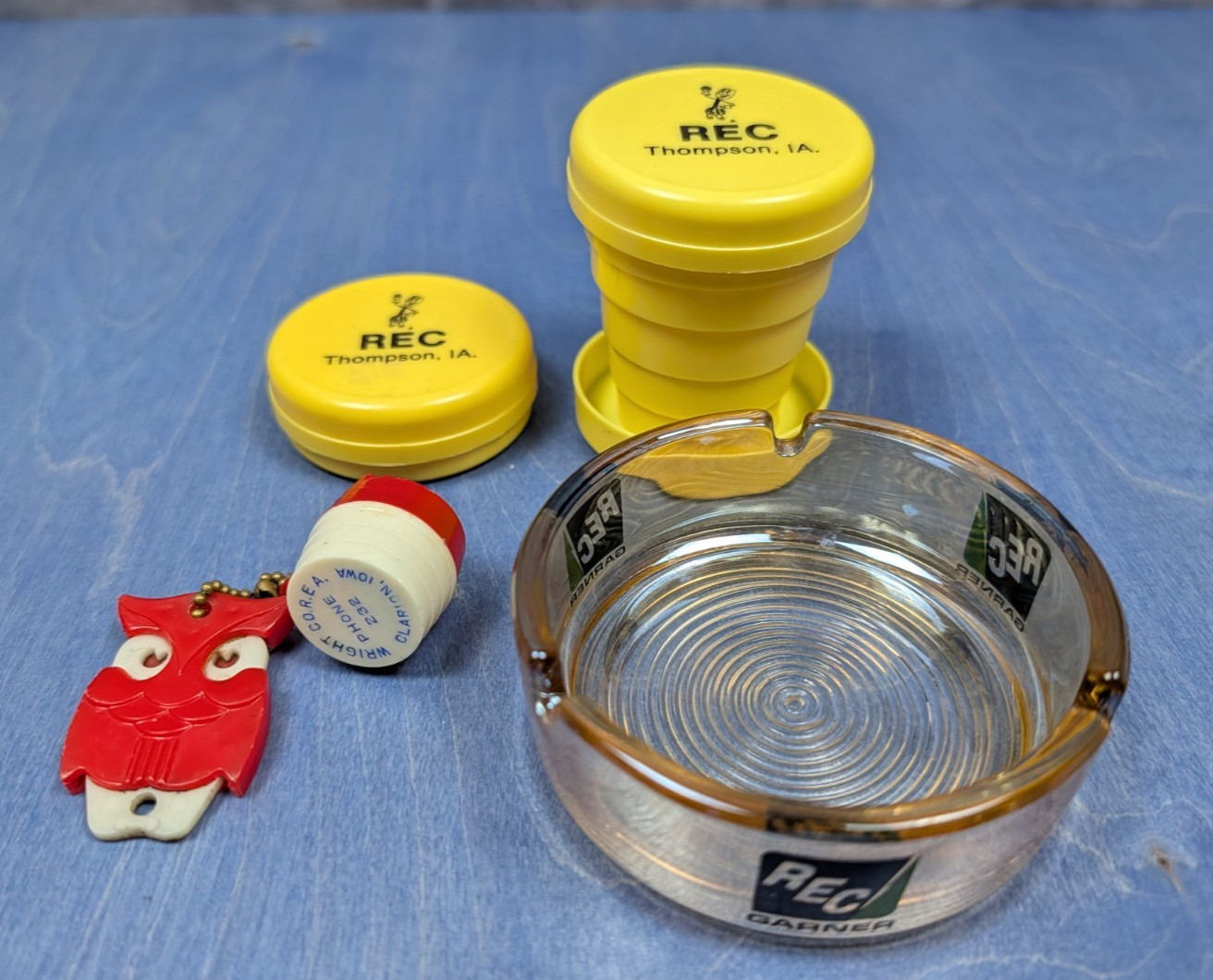 Vintage Willie Wiredhand REC Utility Advertising Lot Garner Thompson Clarion IA