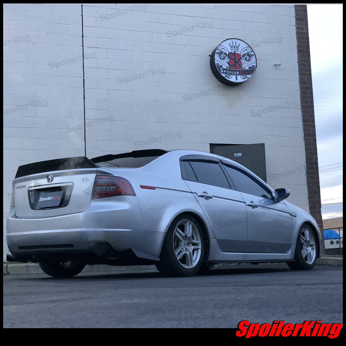 SpoilerKing 495B Universal 30"- 55" Custom Rear Polyurethane Trunk Spoiler Wing