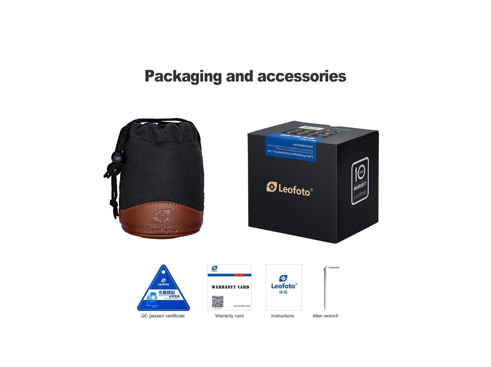 Leofoto MG-40 40mm Rifle Ball Head With Dual Arca / Picatinny Clamp