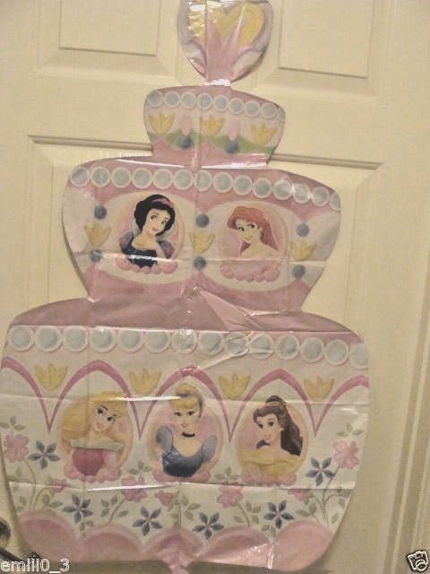 PRINCESS CAKE 28" MYLAR BALLOON PARTY SUPPLIES