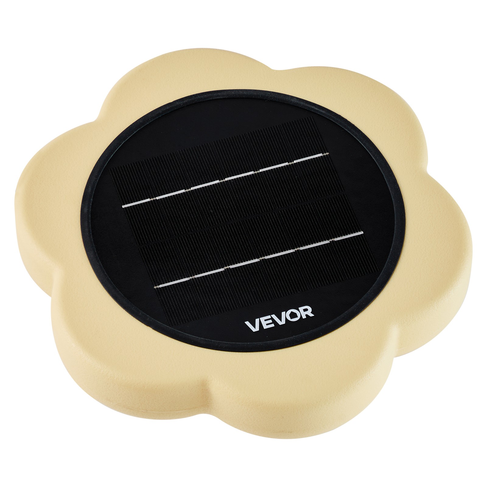 VEVOR Solar Pool Ionizer Petal Copper Pool Ionizer Up to 45000 Gal Yellow