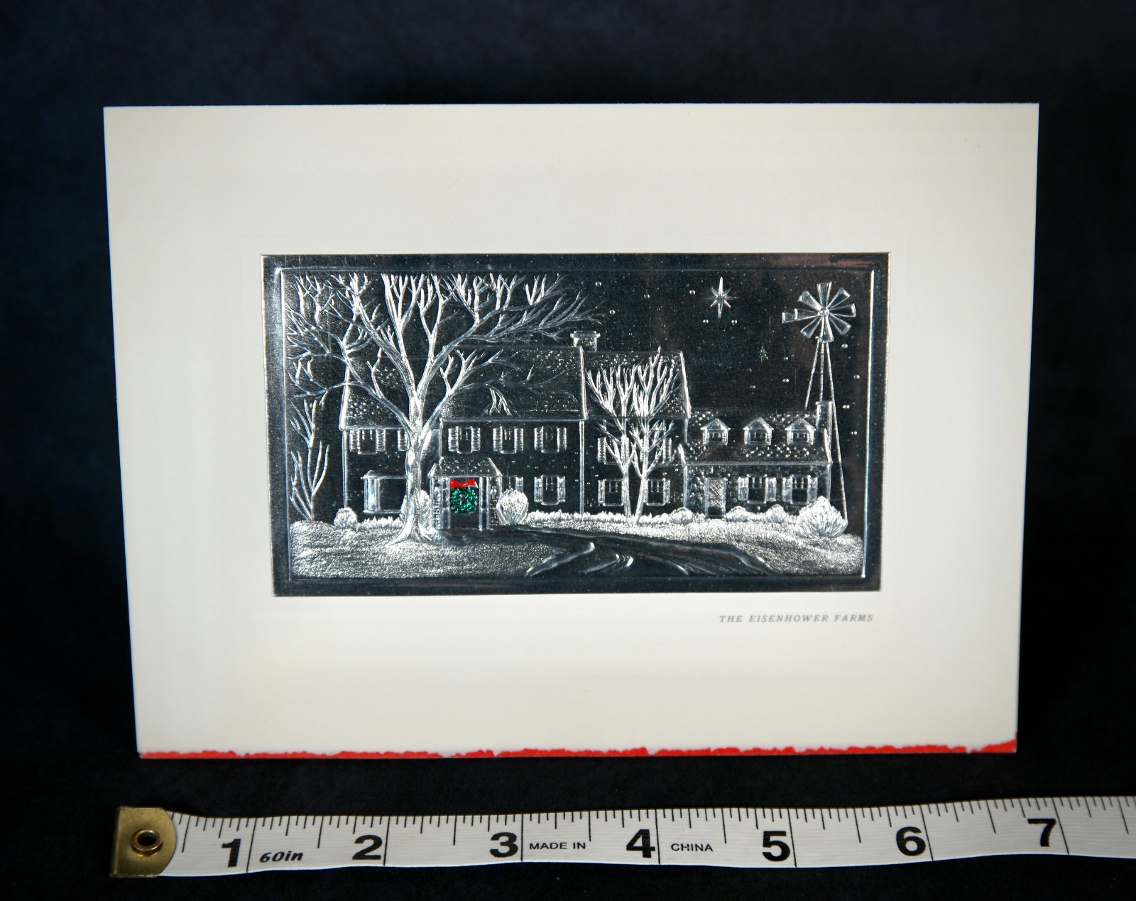 1957 Eisenhower White House Personal Christmas card - excellent condition!