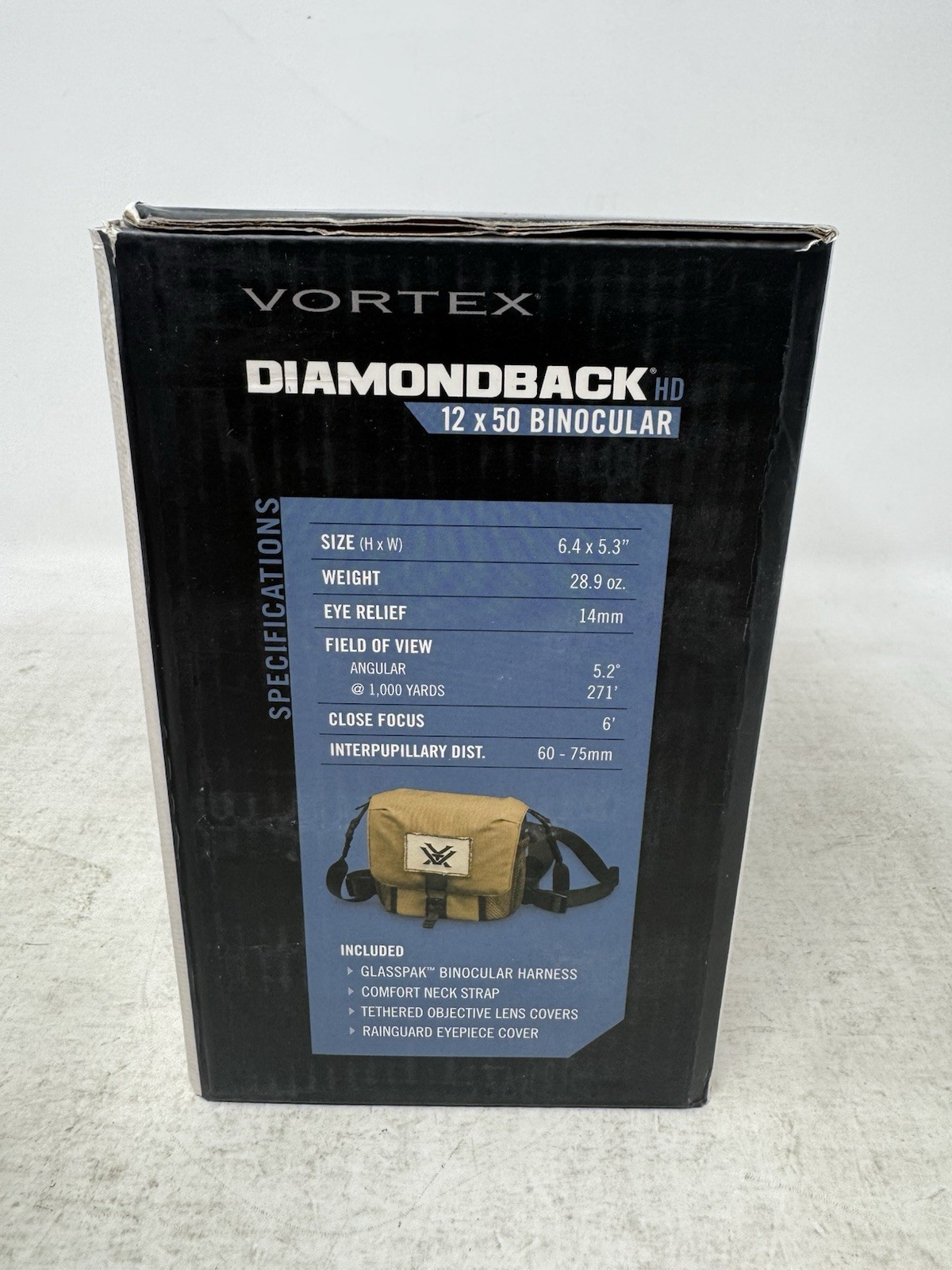 Vortex 12x50 Diamondback HD Binoculars DB-217 (Green)