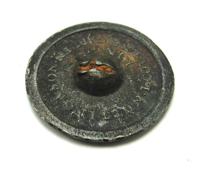 War of 1812 British Marines Coat Button I Nutting & Son Backmark