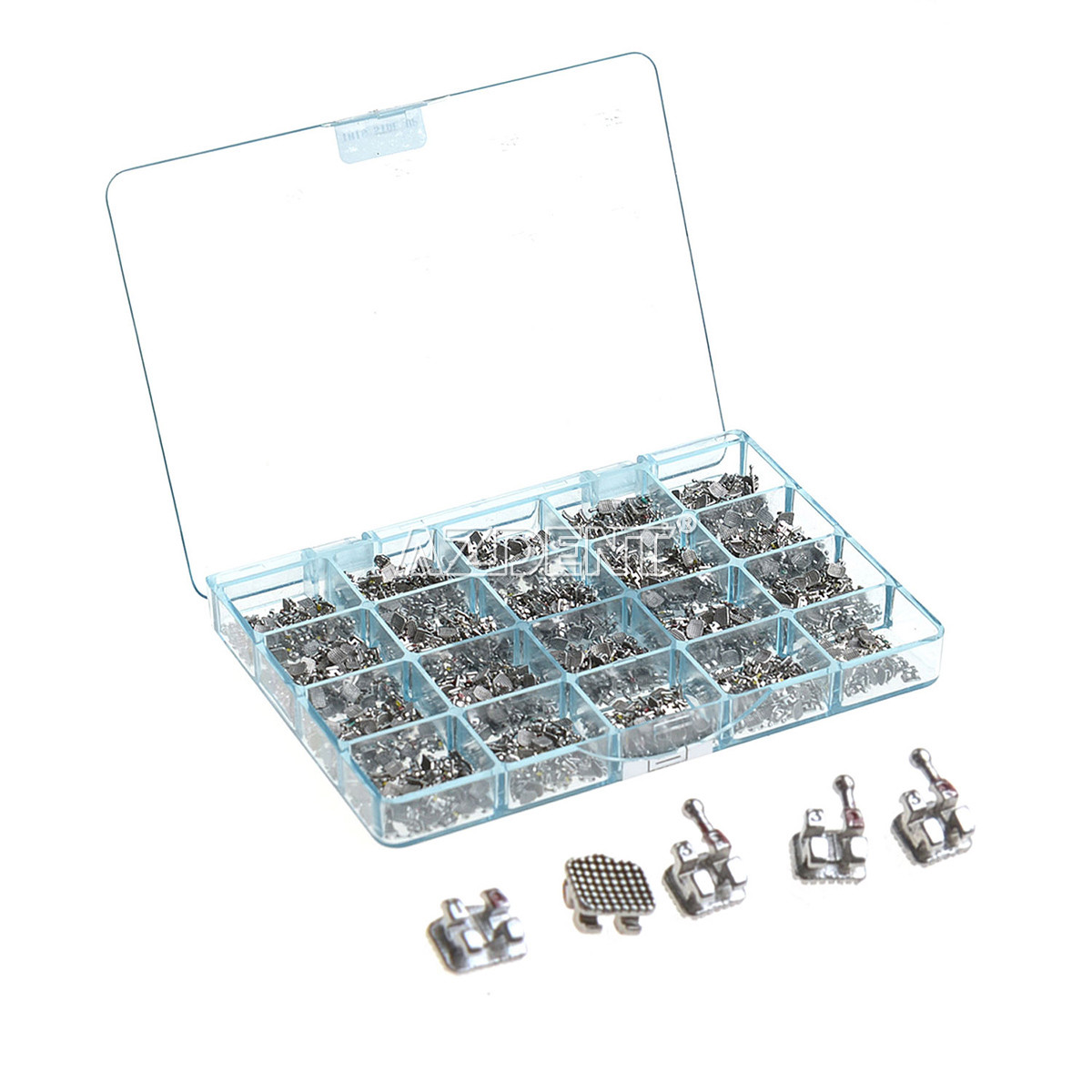 50Sets Dental Ortho Bracket Monoblock Mini 3 4 5 Hook MBT 022 Metal Braces