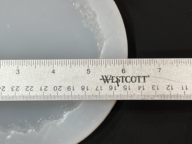 Sm 3 oz Volume Silicone Crystal Edged Tapered Coaster Mold