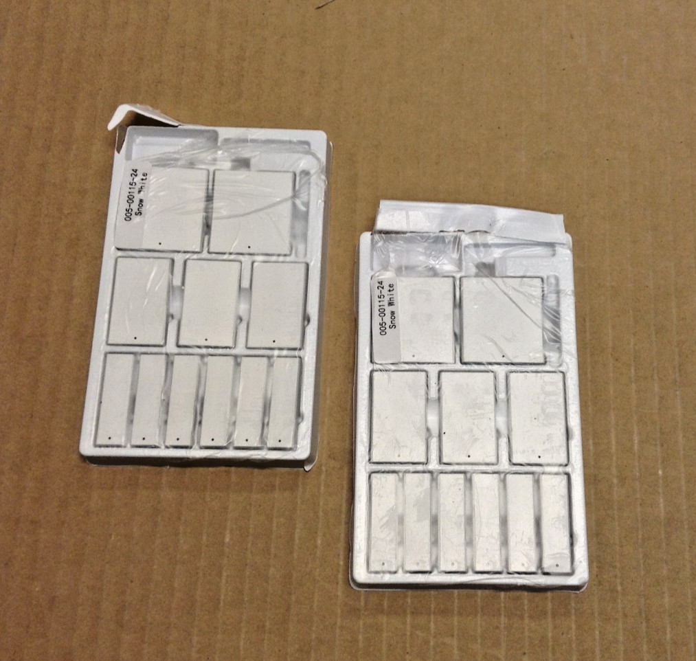 Control4 Color Kit/Contemporary Keypad Buttons/Snow White/New Buttons/Free Ship