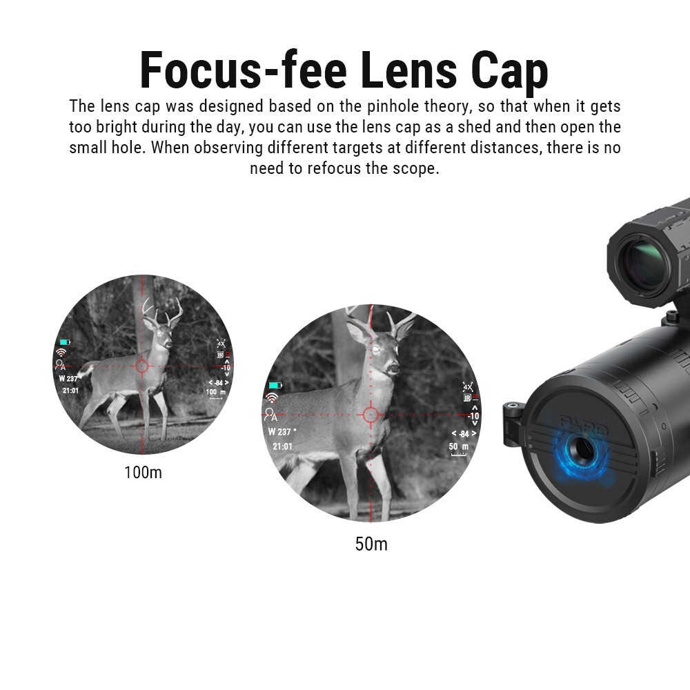 PARD DS35LRF 50mm 940nm Rangefinder Ballistic Calculator 2K NightVision Scope
