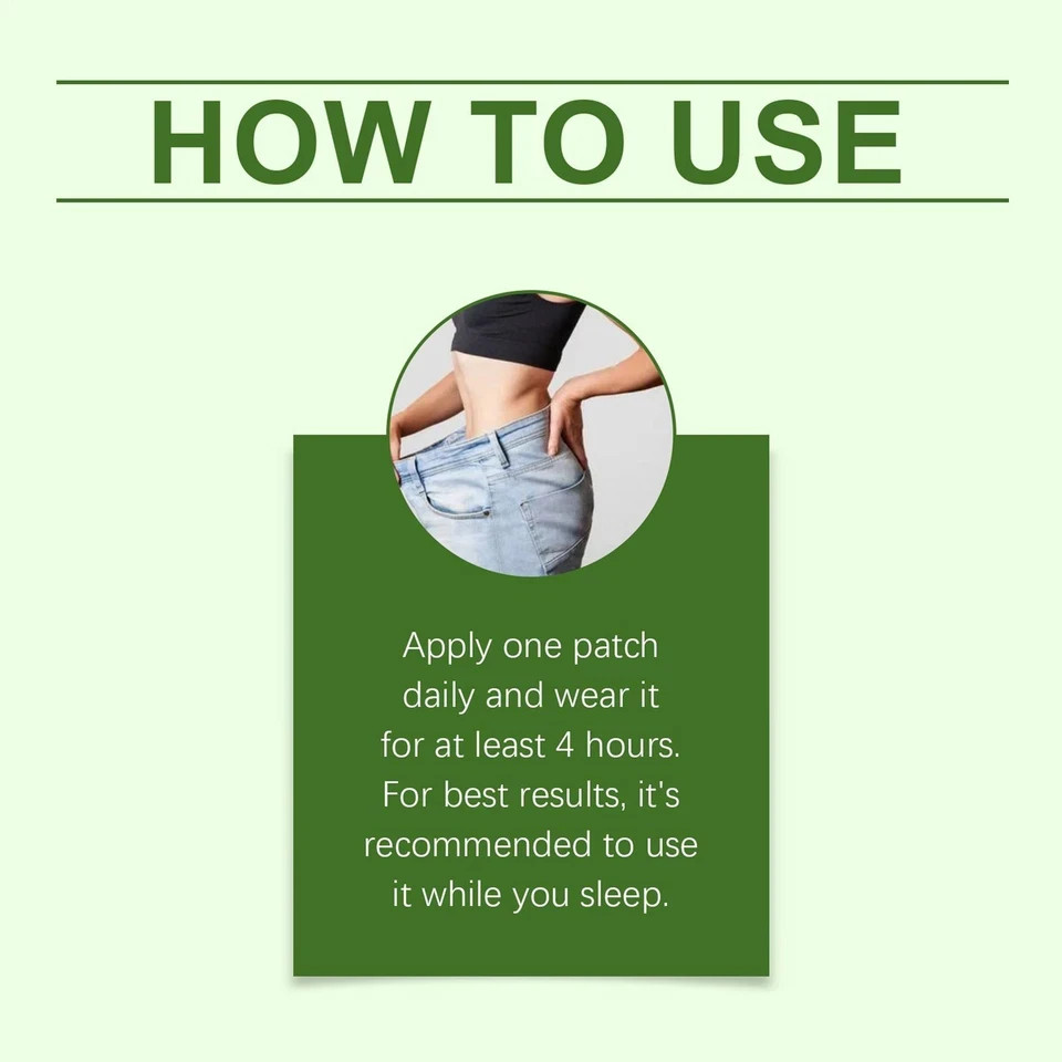 Moringa Berberine 10 in 1 Advanced Nano Microneedle Patch for Weight Loss.1x7pcs