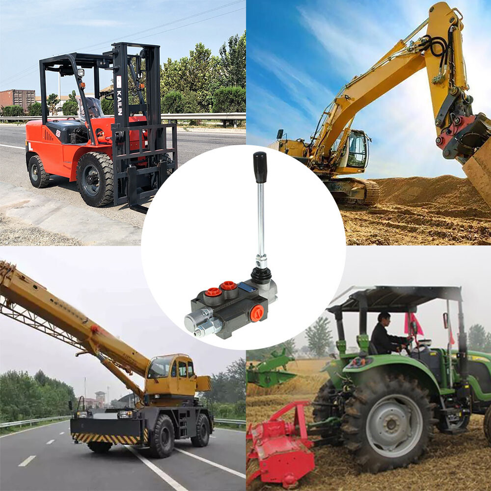 Hydraulic Directional Control Valve 1 Spool 11 GPM Valve Double Acting 3600 PSI