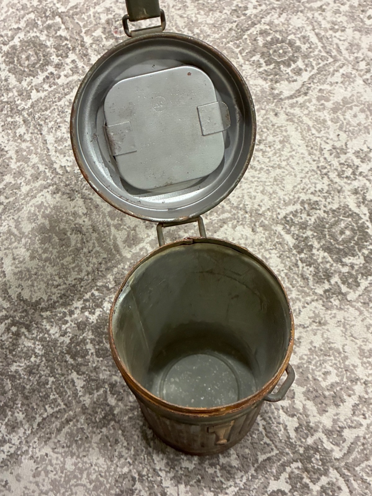 Original German WW2 Gas Mask Canister 1937