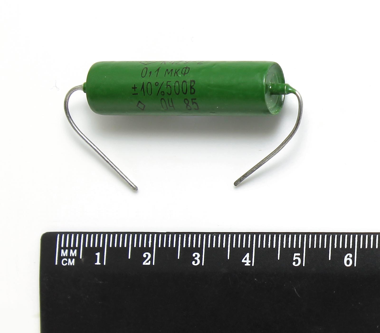 4pcs K42Y-2 PIO Capacitors 0.1uF .1uF 500V Audio USSR NOS