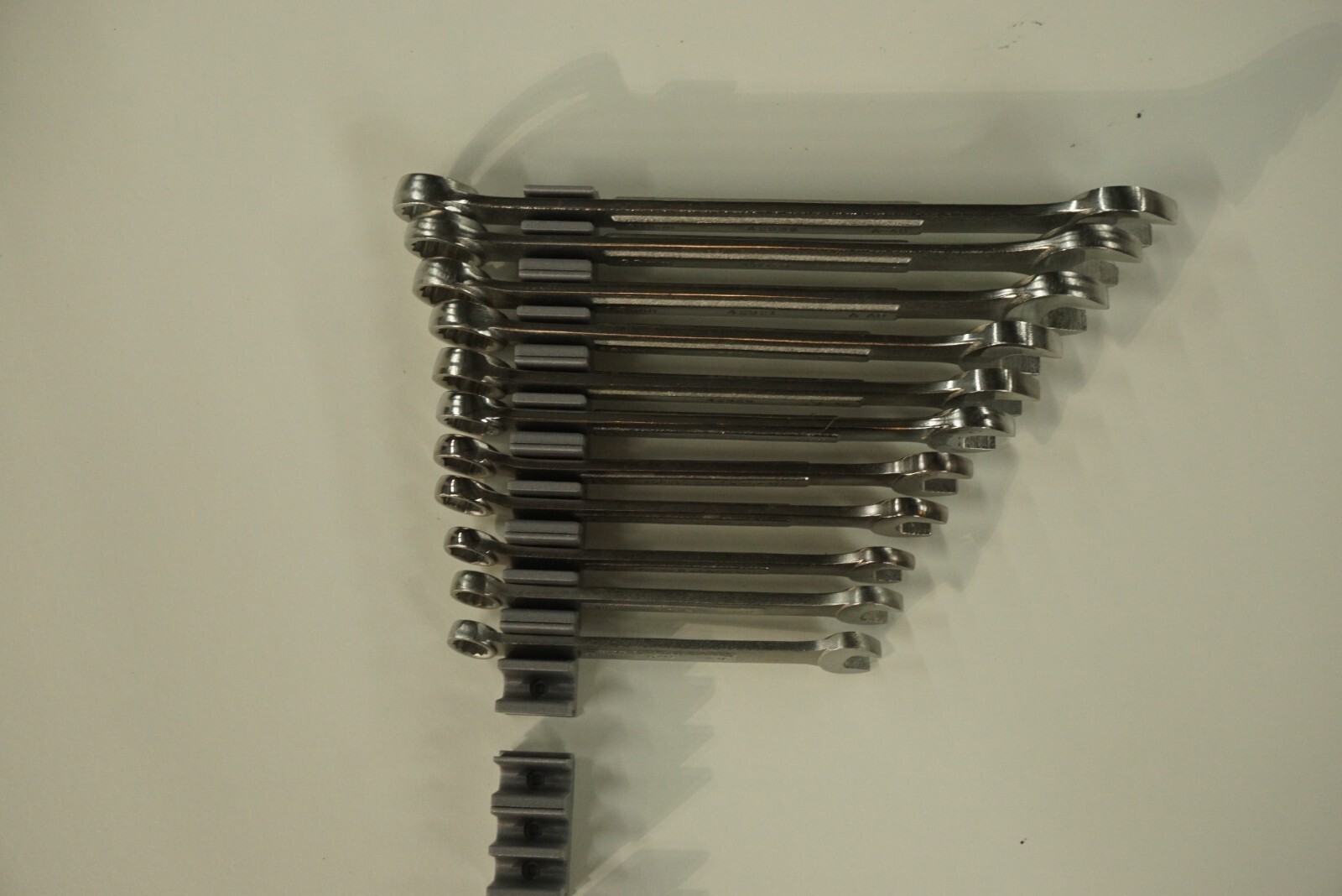 Modular Wrench Organizer | Compact Tool Storage | Slots hold 18 Tools SAE or mm