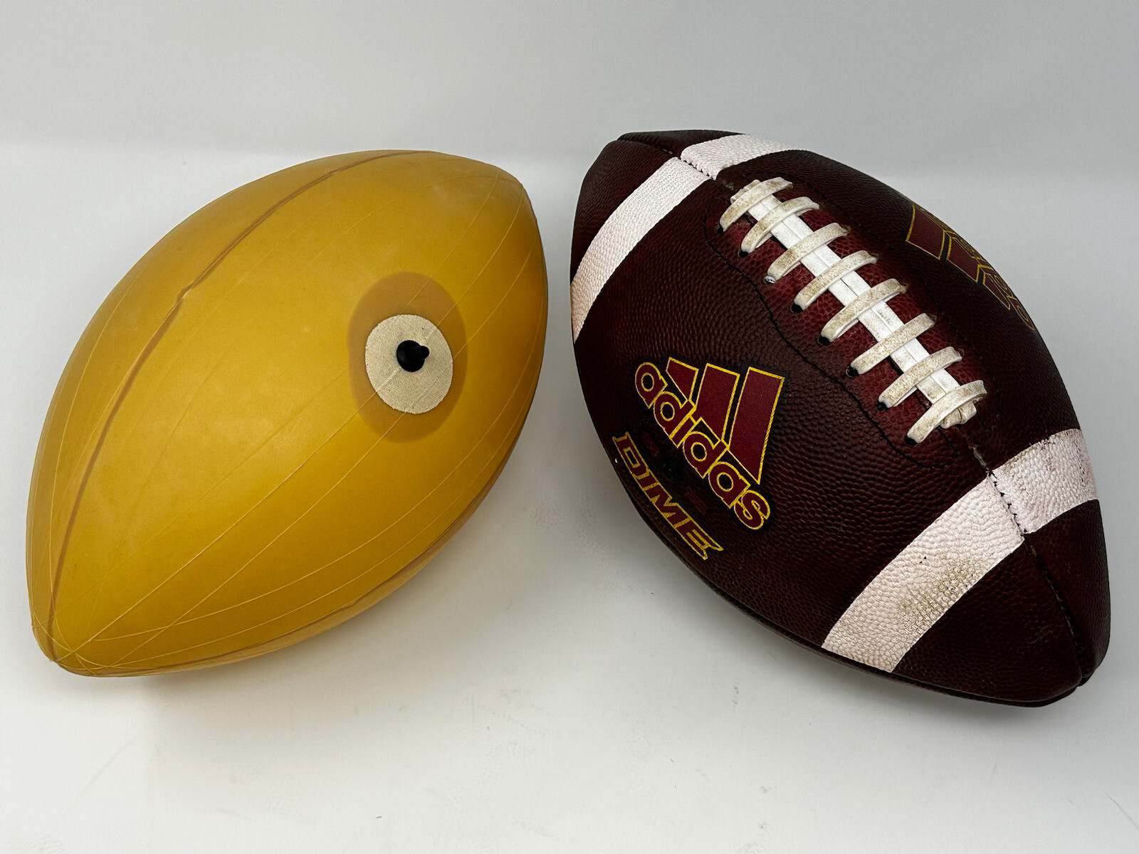 FULL-SIZE Latex Football Bladder +WHITE NFL Style Suede Lace + Lacing Tool