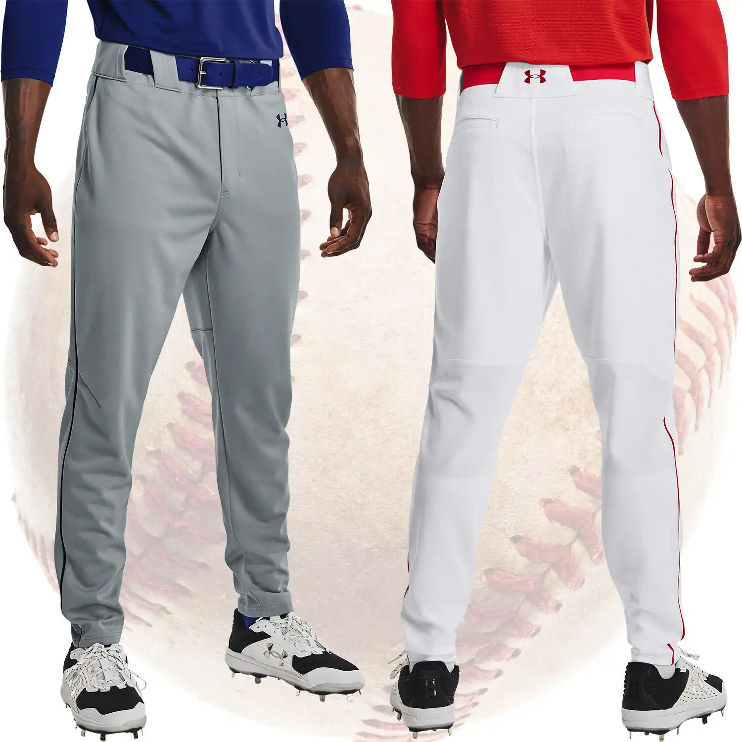 Under Armour Vanish Open Bottom Piped Mens Baseball Pants - 1367347