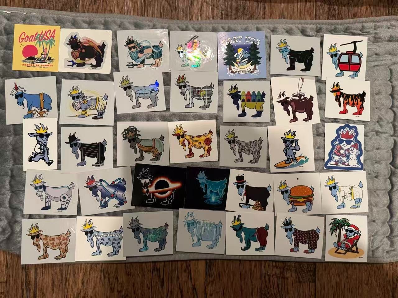 Newly Added! New Rare GOAT USA Stickers Decals - Pick Your Own