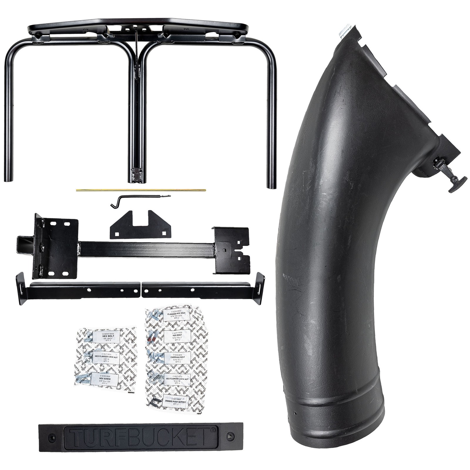 8TEN Grass Twin Bagger System for Toro Timecutter 4200C 42 Inch Stamped Deck