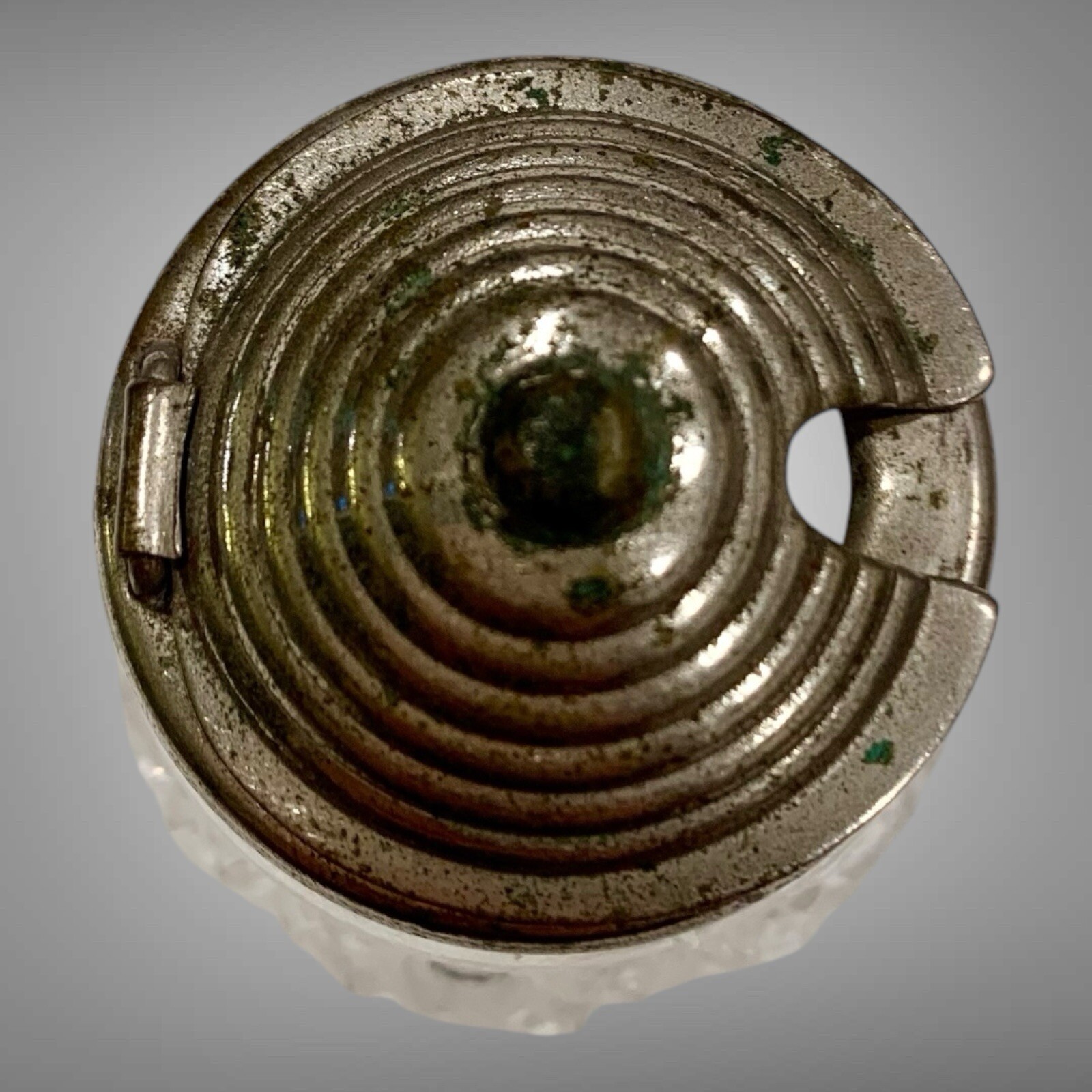 1860s Belmont Co. EAPG Pattern Glass Condiment Cruets (2) And Castor Set