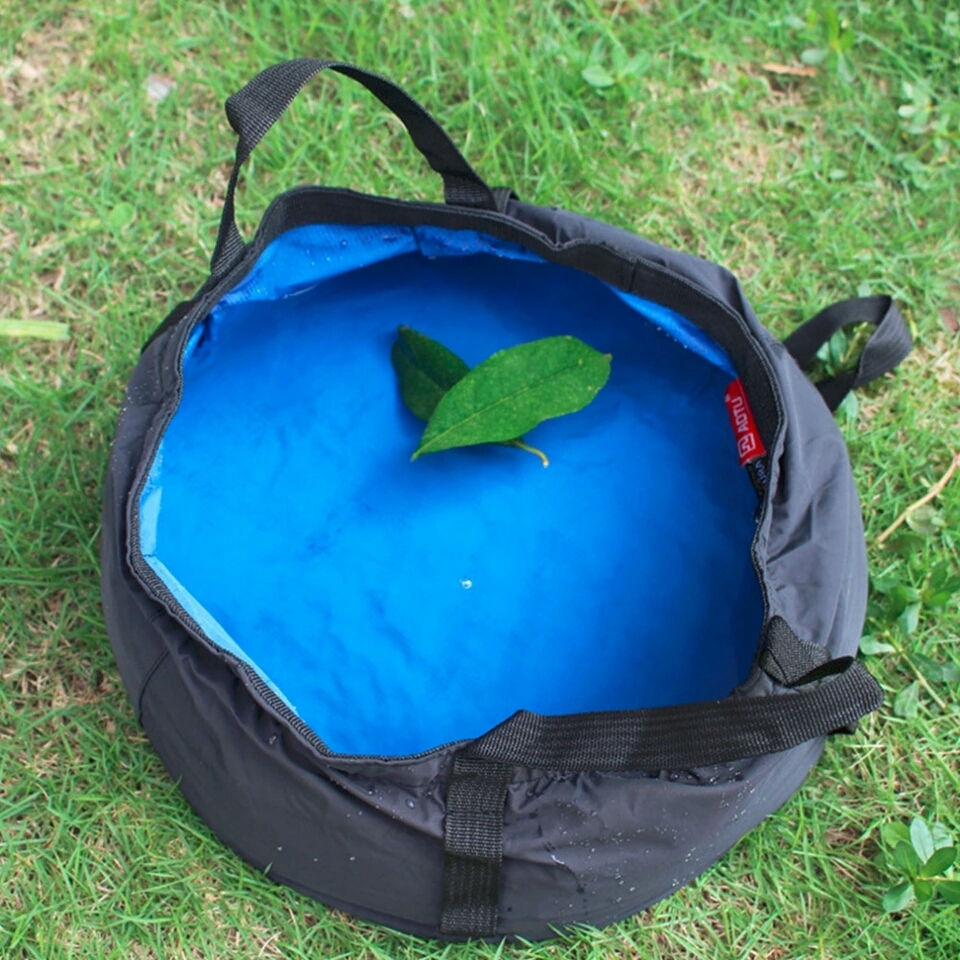 12L Outdoor Foldable Travel Camping Festival Basin Sink Washing Bag Water Pot