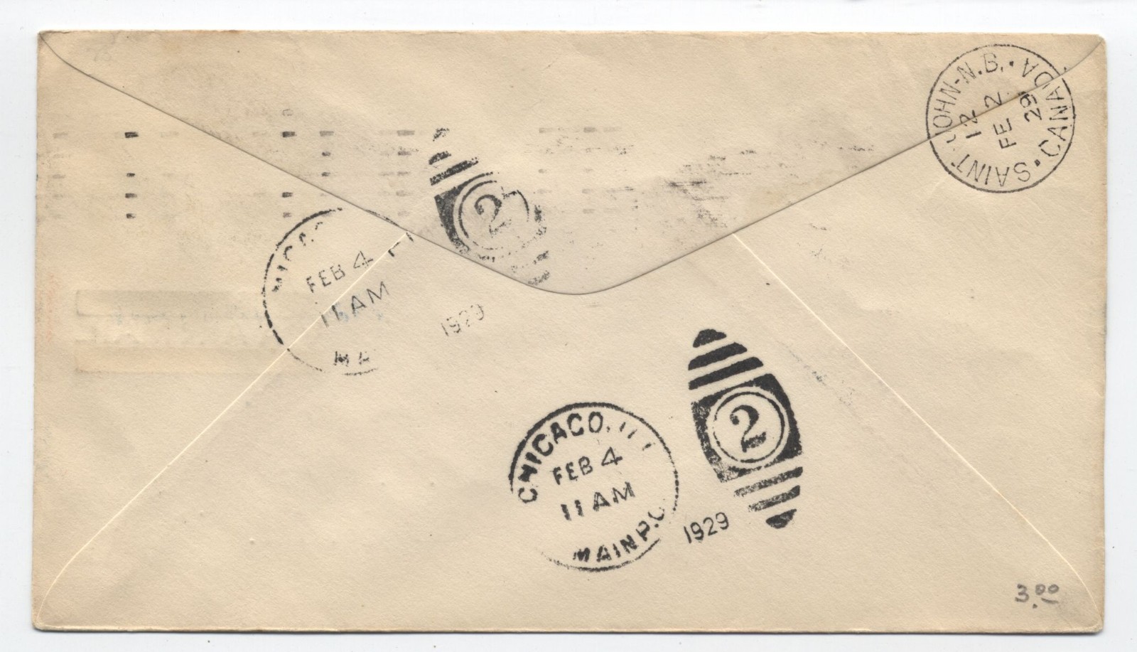 1929 Canada airmail flight cover Halifax [g.1121]