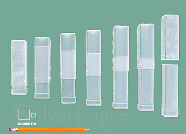 4 PC Sets Telescoping Plastic Tool Storage Cases Adjustable Length Drill Bit Box