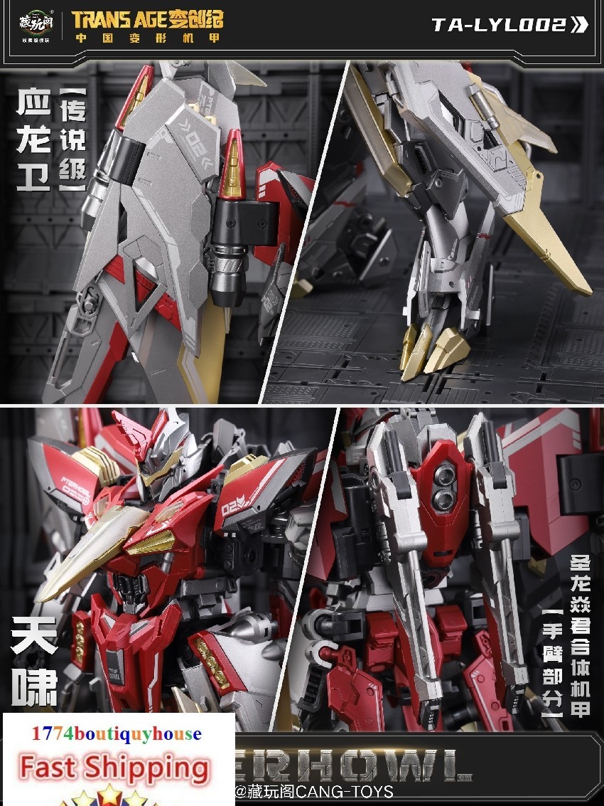 New Cang-Toys CT-Longyan 02 Pterhowl Dinobot Transformer Swoop TA-LYL002 10" US