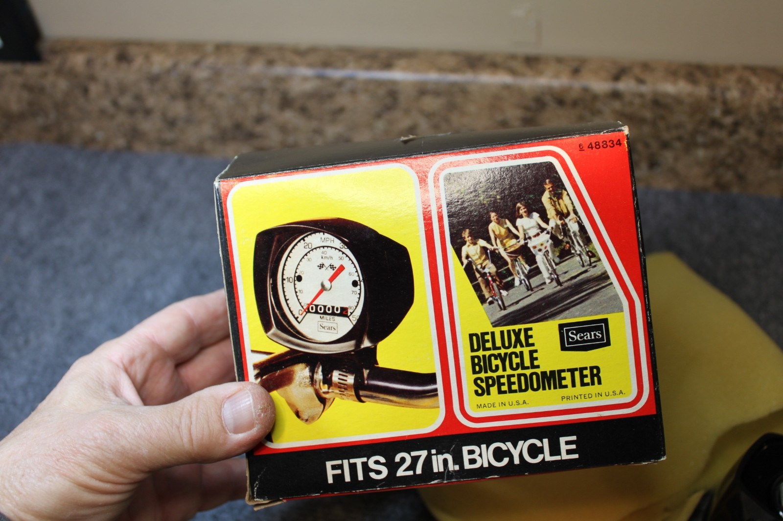 Vintage 1970's Sears Speedometer 27in Bike Bicycle 50 MPH 6 48834 NIB NOS