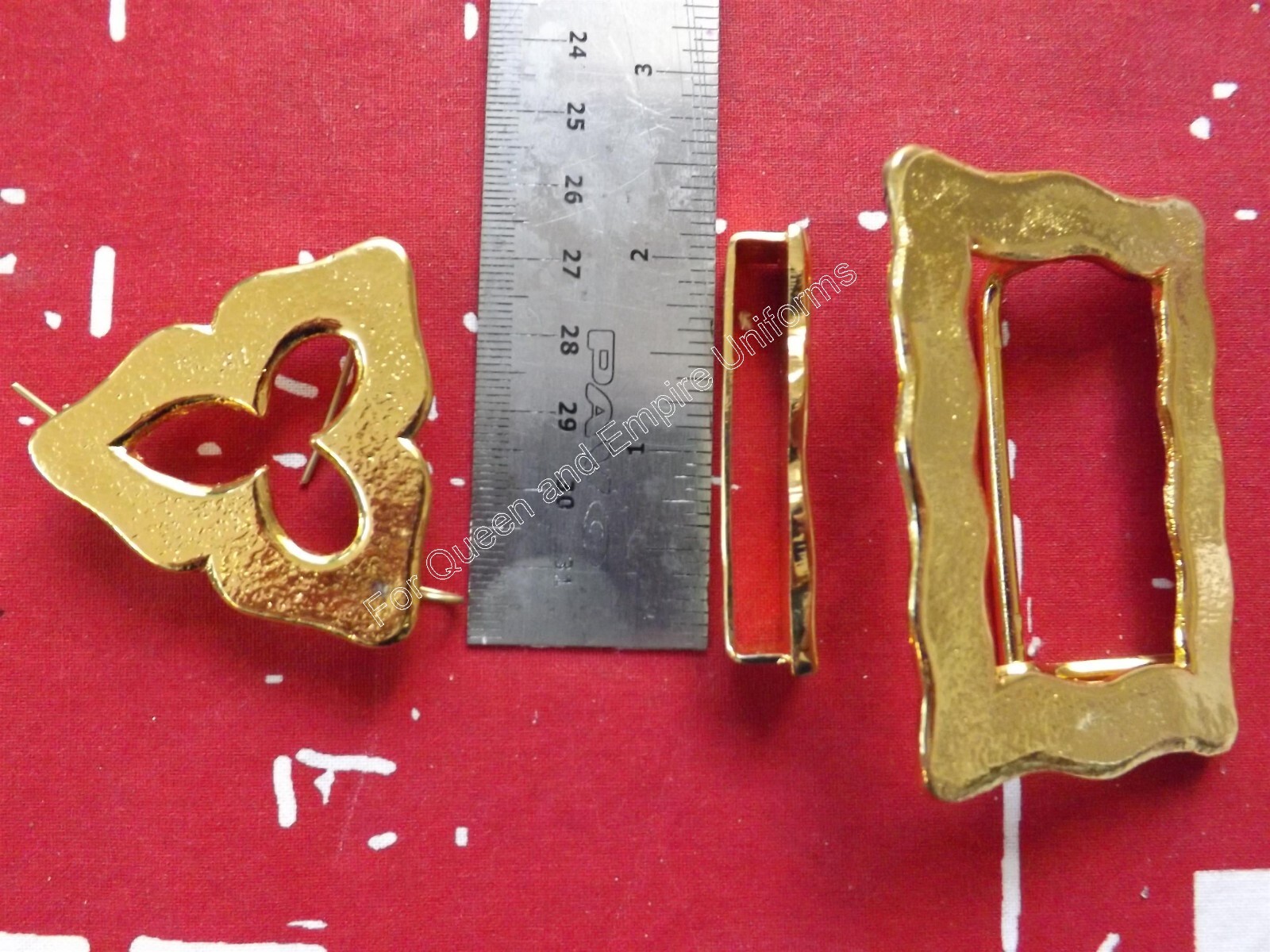 Reproduction British Army Cavalry Cross Belt metalwork set Dragoon Guards Lancer