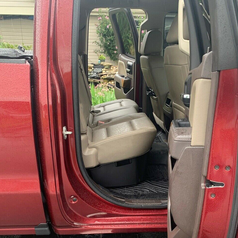For 2014-18 Silverado Sierra 1500 2500 Extended Double Cab Underseat Storage Box