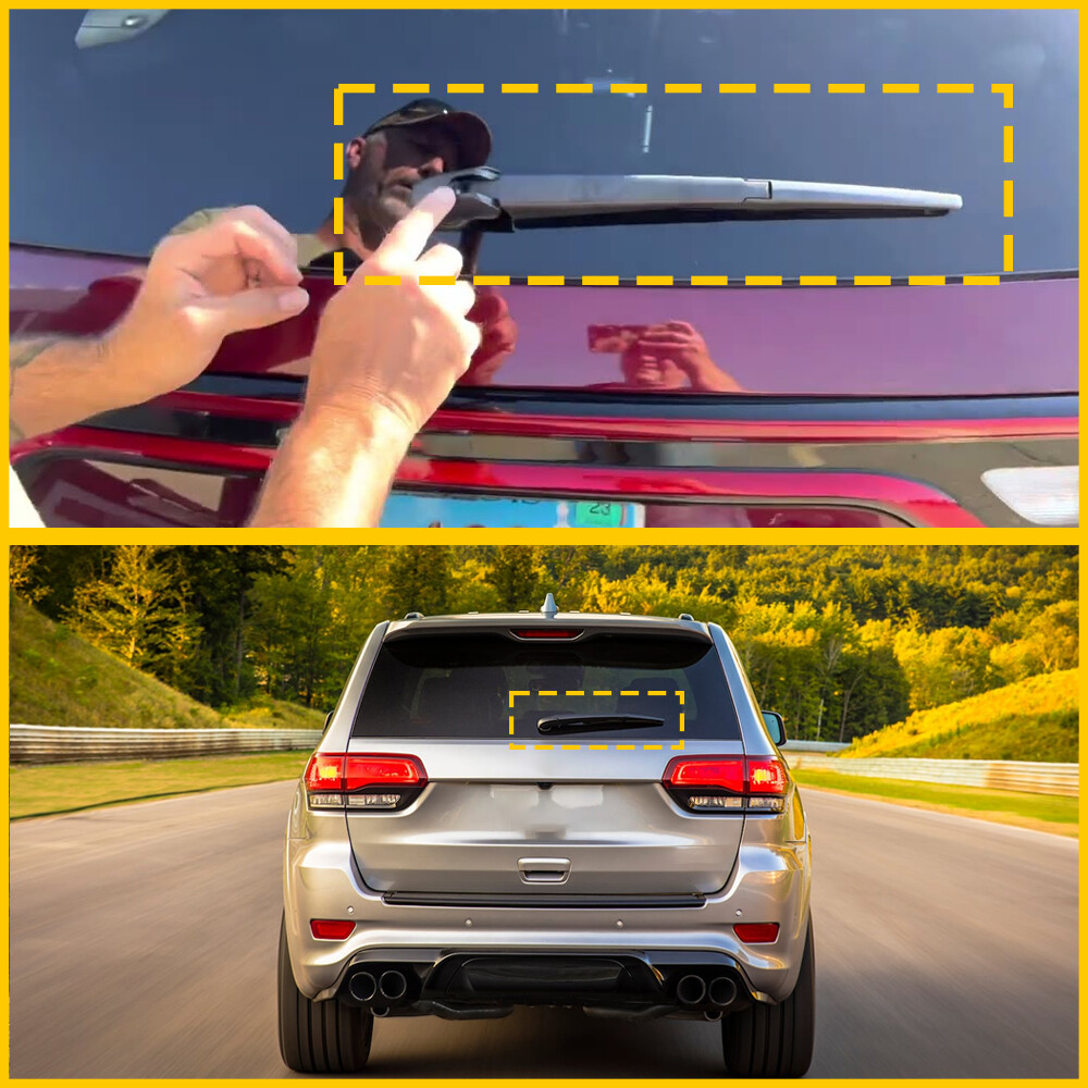 Rear Windshield Back Wiper Arm Blade Set For 2011 2012-2017 Jeep Grand Cherokee
