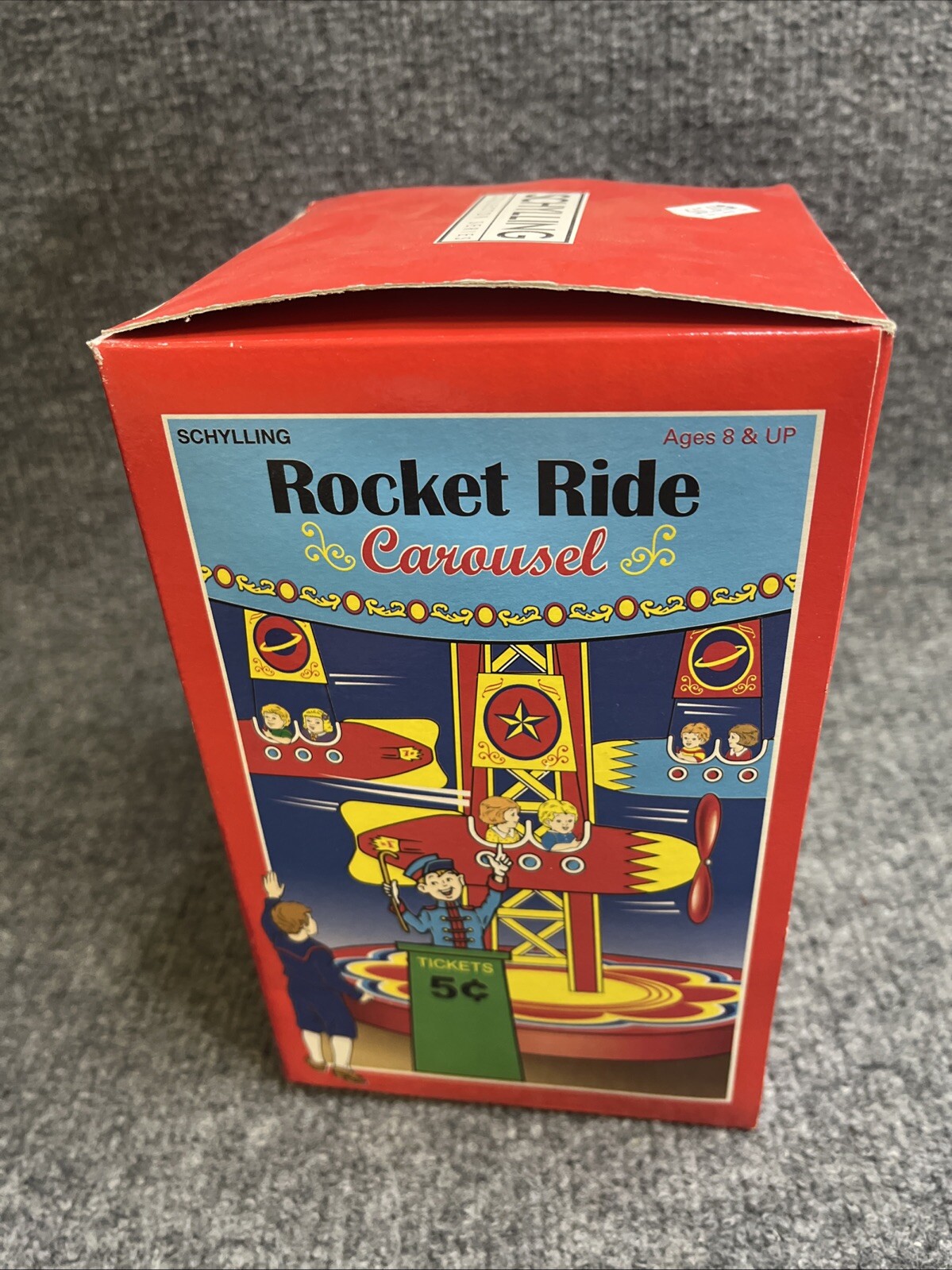ROCKET RIDE CAROUSEL- SCHYLLING COLLECTOR SERIES 2011 Tin Toy