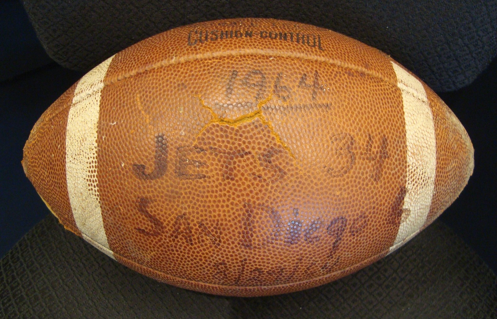 1964 New York Jets Game Used Spalding AFL (Joe Foss) Football