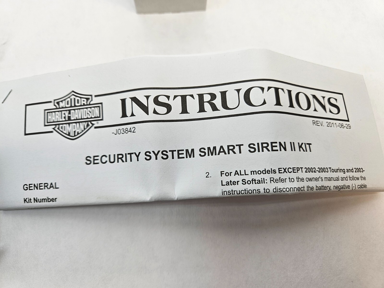 ❗ NEW Harley Davidson Security System Smart Siren II 68328-06