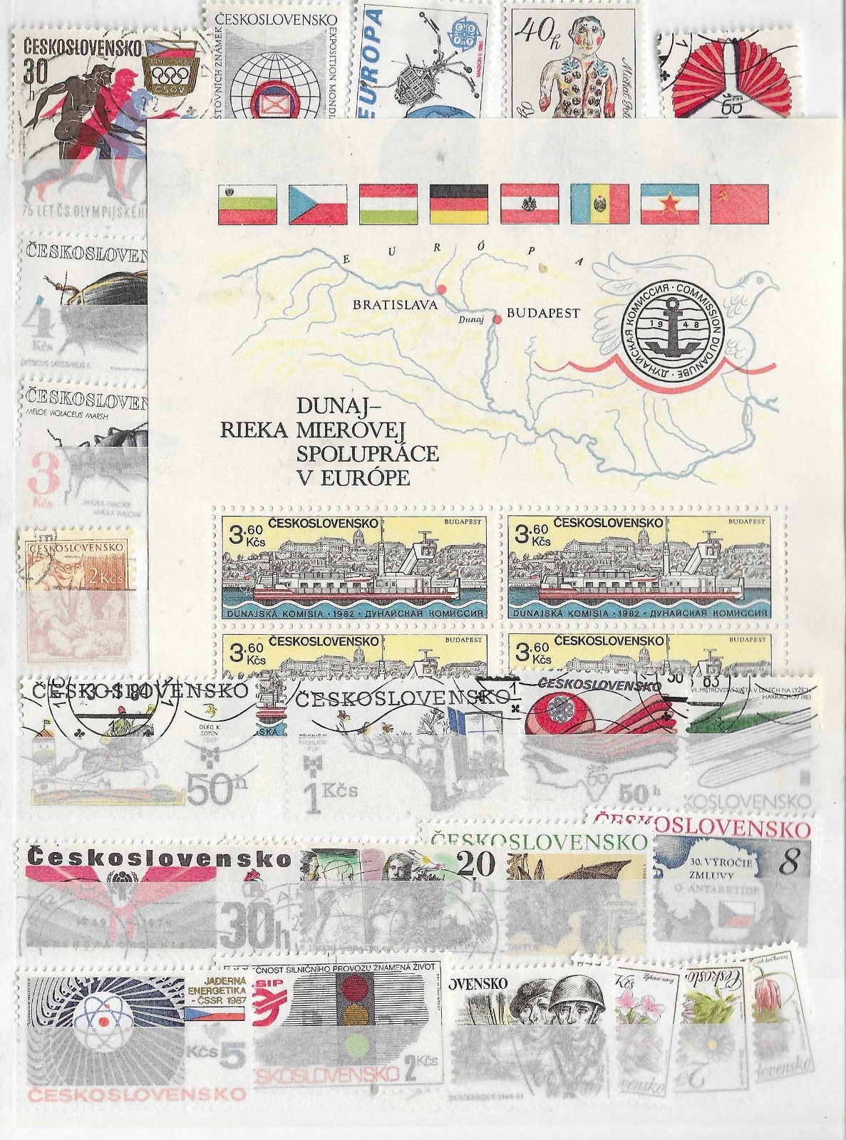 Czechoslovakia. Collection 260221#103+1SS (U/M, see scans).