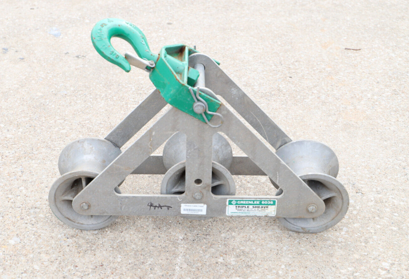 GREENLEE 6036 TRIPLE SHEAVE GUIDE