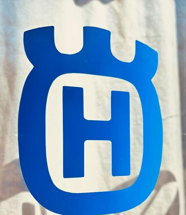 Husqvarna Vinyl Decal (NO TEXT) Many Sizes & Colors - FREE Ship Buy 2 Get 1 FREE
