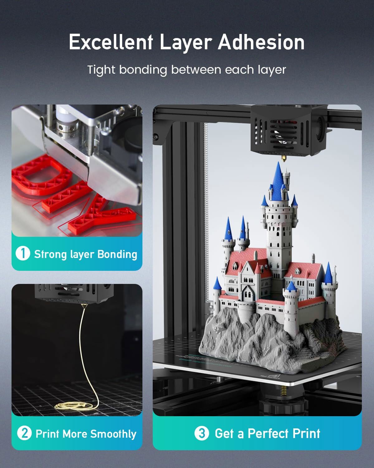 SUNLU 10KG PETG 3D Printer Filament 1.75mm PETG 1KG/ROLL +/-0.02mm Multicolor