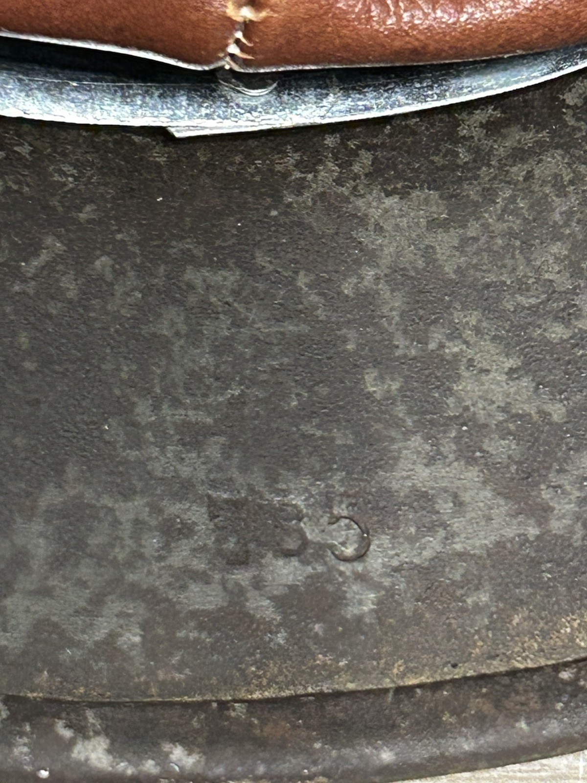 German Helmet M40 WW2 original paint (without restoration) WWII size 64