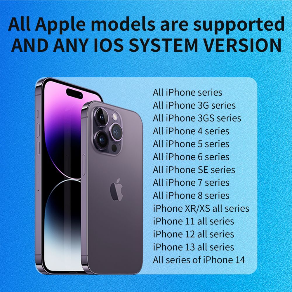 Direct Plug To iPhone iOS Borescope Endoscope Snake Inspection Camera Waterproof