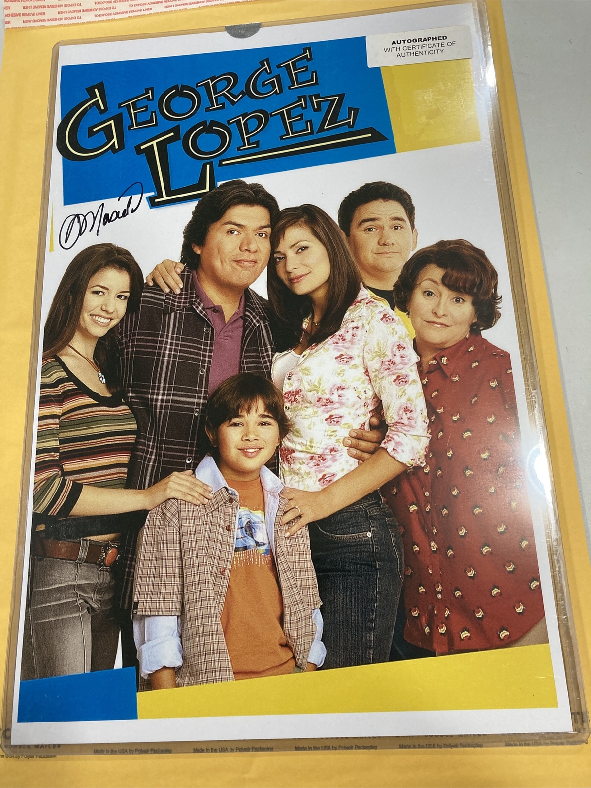 Masiela Lusha Autographed 11"x17" George Lopez TV Series Poster w/ COA