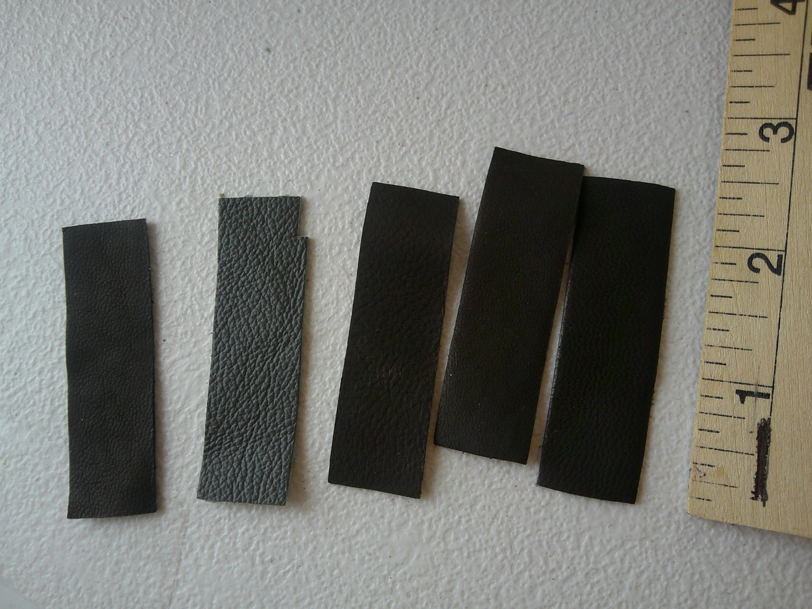 flint leather 2 1/2 'long X  3/4 wide pack of 5 $3.99  free shipping